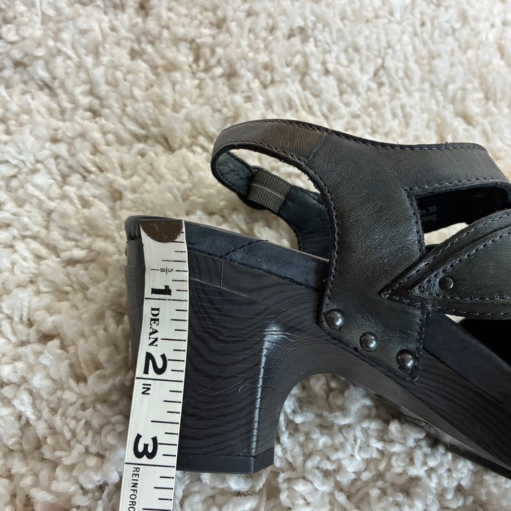 Dansko Nina Slingback Leather Heel Sandals Women's EU 38 US 7.5 Floral Summer - Picture 8 of 8